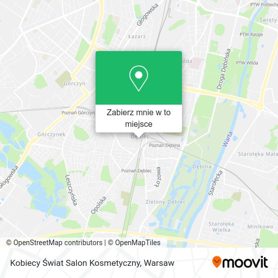 Mapa Kobiecy Świat Salon Kosmetyczny