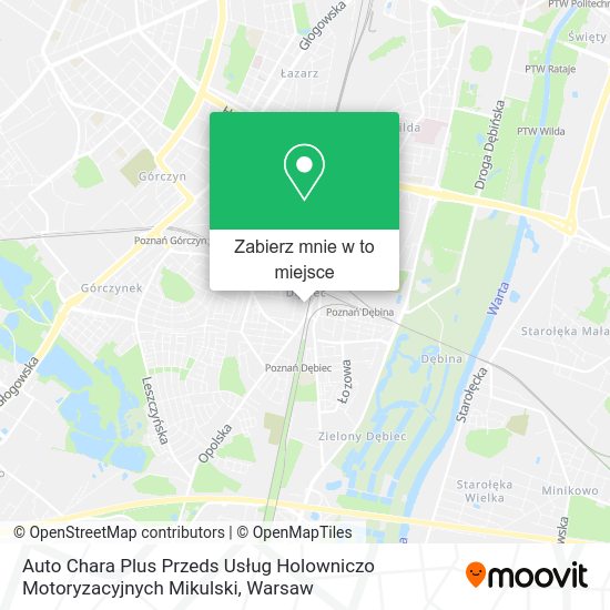 Mapa Auto Chara Plus Przeds Usług Holowniczo Motoryzacyjnych Mikulski