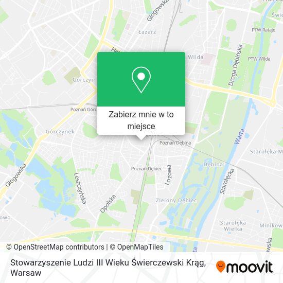 Mapa Stowarzyszenie Ludzi III Wieku Świerczewski Krąg