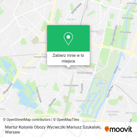 Mapa Martur Kolonia Obozy Wycieczki Mariusz Szukalski