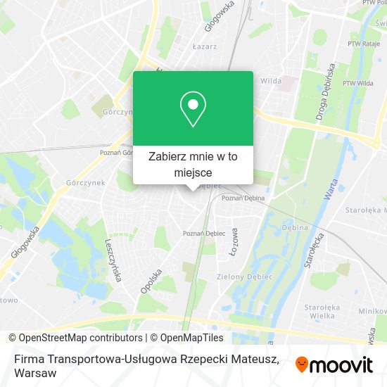 Mapa Firma Transportowa-Usługowa Rzepecki Mateusz