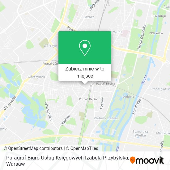 Mapa Paragraf Biuro Usług Księgowych Izabela Przybylska