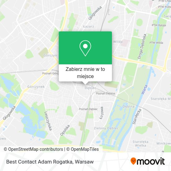 Mapa Best Contact Adam Rogatka