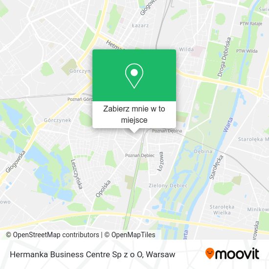 Mapa Hermanka Business Centre Sp z o O