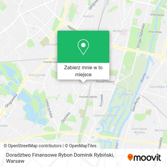 Mapa Doradztwo Finansowe Rybon Dominik Rybiński