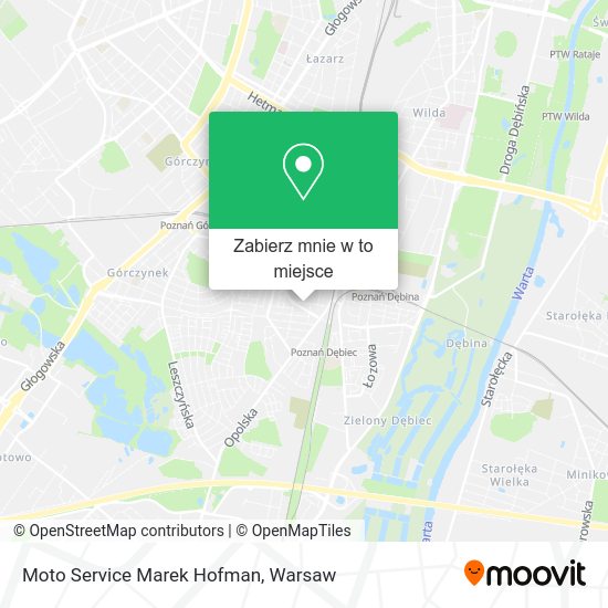 Mapa Moto Service Marek Hofman