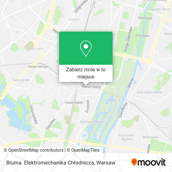 Mapa Bluma. Elektromechanika Chłodnicza