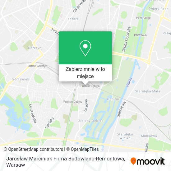 Mapa Jarosław Marciniak Firma Budowlano-Remontowa