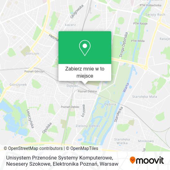 Mapa Unisystem Przenośne Systemy Komputerowe, Nesesery Szokowe, Elektronika Poznań