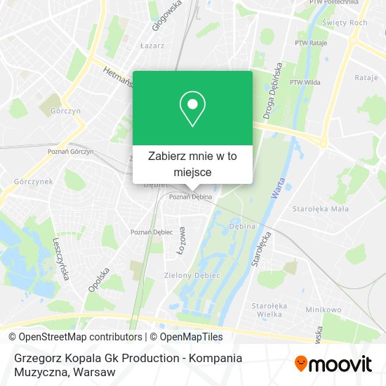 Mapa Grzegorz Kopala Gk Production - Kompania Muzyczna