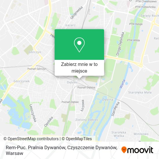 Mapa Rem-Puc. Pralnia Dywanów, Czyszczenie Dywanów