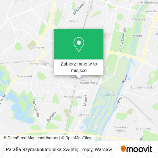 Mapa Parafia Rzymskokatolicka Świętej Trójcy