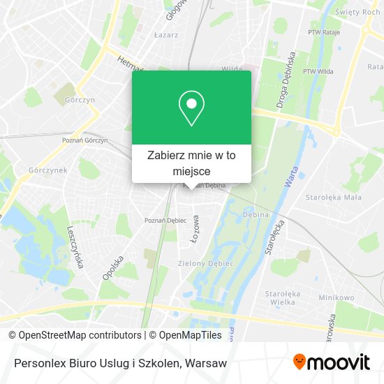 Mapa Personlex Biuro Uslug i Szkolen