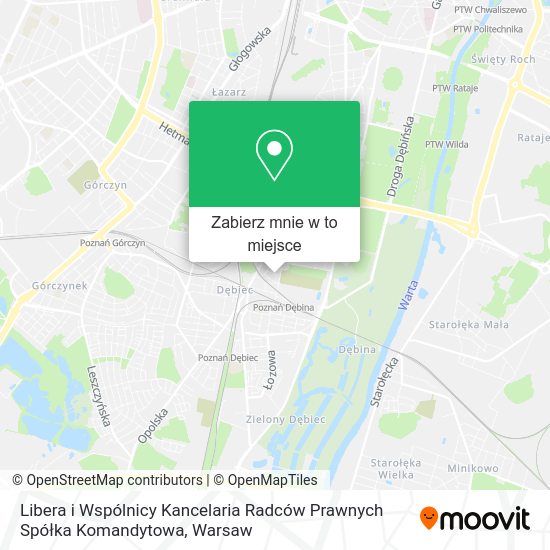 Mapa Libera i Wspólnicy Kancelaria Radców Prawnych Spółka Komandytowa