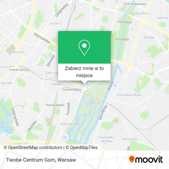 Mapa Twobe Centrum Gsm