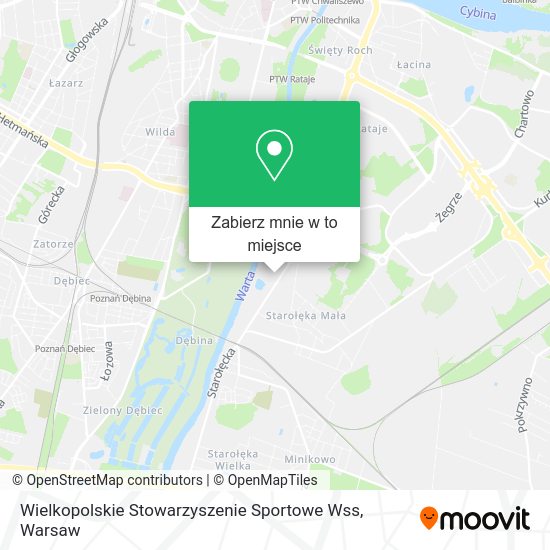 Mapa Wielkopolskie Stowarzyszenie Sportowe Wss