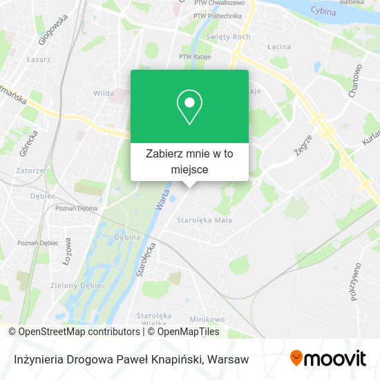 Mapa Inżynieria Drogowa Paweł Knapiński