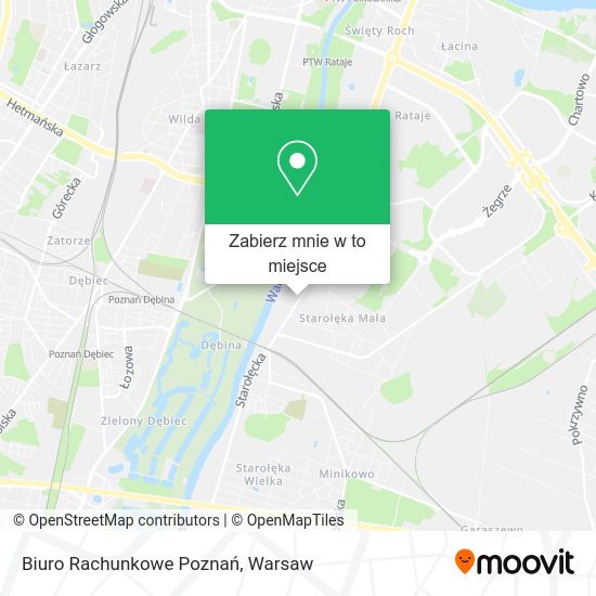 Mapa Biuro Rachunkowe Poznań