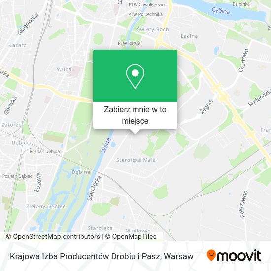 Mapa Krajowa Izba Producentów Drobiu i Pasz