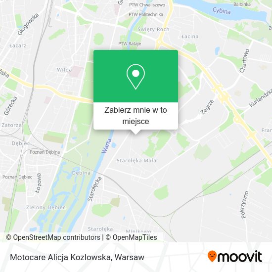 Mapa Motocare Alicja Kozlowska