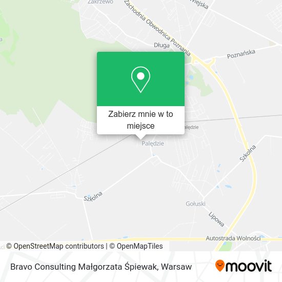 Mapa Bravo Consulting Małgorzata Śpiewak