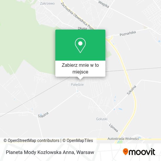 Mapa Planeta Mody Kozłowska Anna