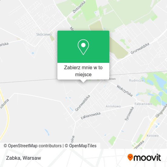 Mapa Zabka