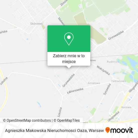 Mapa Agnieszka Makowska Nieruchomosci Oaza