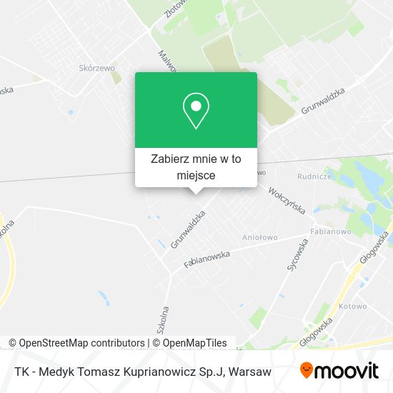 Mapa TK - Medyk Tomasz Kuprianowicz Sp.J