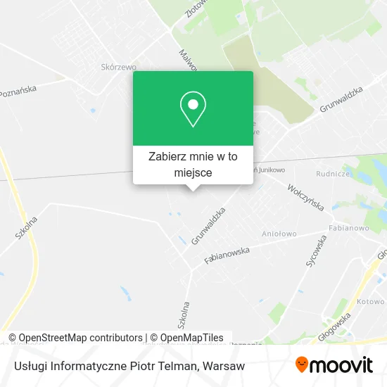 Mapa Usługi Informatyczne Piotr Telman