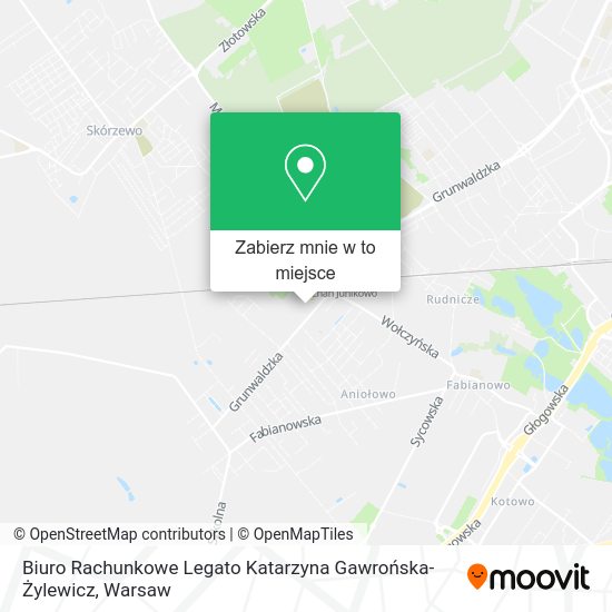 Mapa Biuro Rachunkowe Legato Katarzyna Gawrońska-Żylewicz