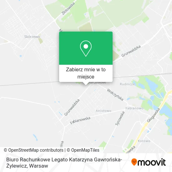 Mapa Biuro Rachunkowe Legato Katarzyna Gawrońska-Żylewicz