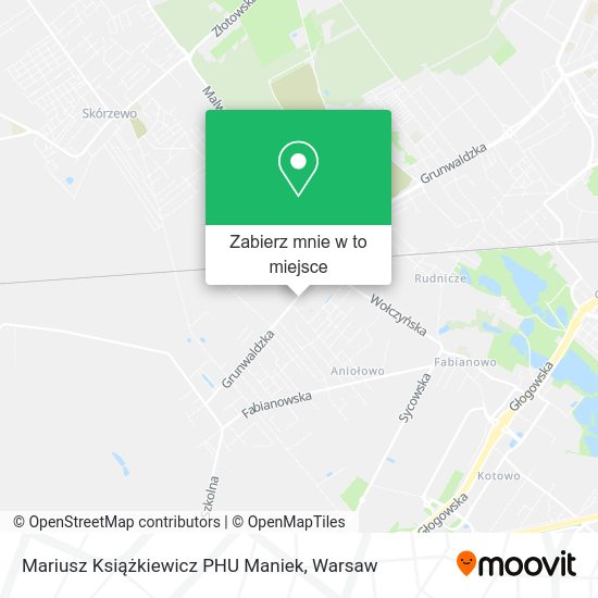 Mapa Mariusz Książkiewicz PHU Maniek