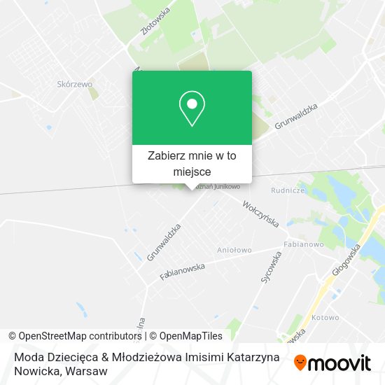 Mapa Moda Dziecięca & Młodzieżowa Imisimi Katarzyna Nowicka