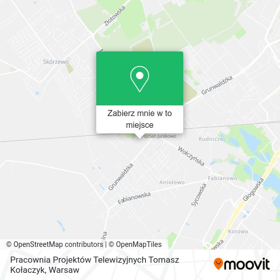 Mapa Pracownia Projektów Telewizyjnych Tomasz Kołaczyk