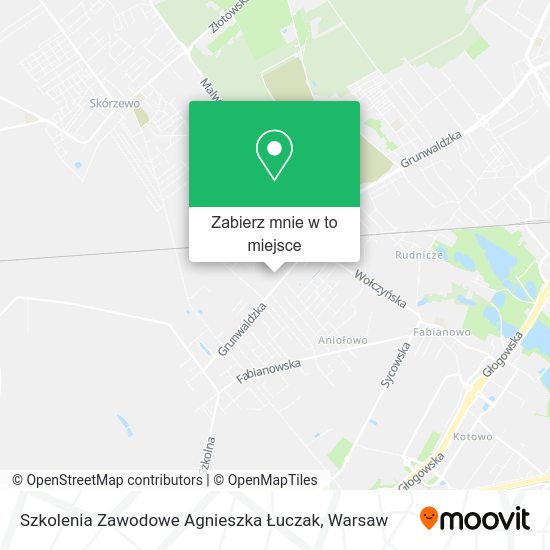 Mapa Szkolenia Zawodowe Agnieszka Łuczak