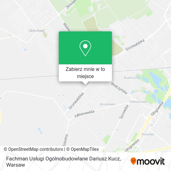 Mapa Fachman Usługi Ogólnobudowlane Dariusz Kucz