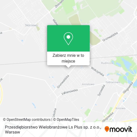 Mapa Przesdiębiorstwo Wielobranżowe Ls Plus sp. z o.o.