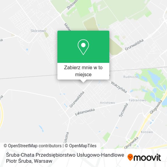 Mapa Śruba-Chata Przedsiębiorstwo Usługowo-Handlowe Piotr Śruba