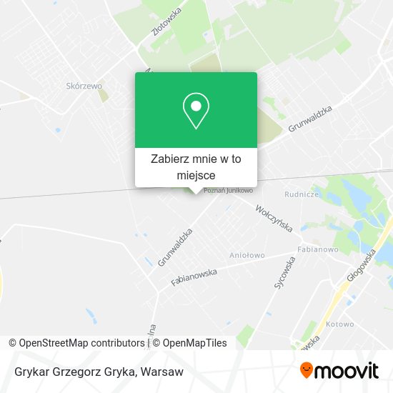 Mapa Grykar Grzegorz Gryka