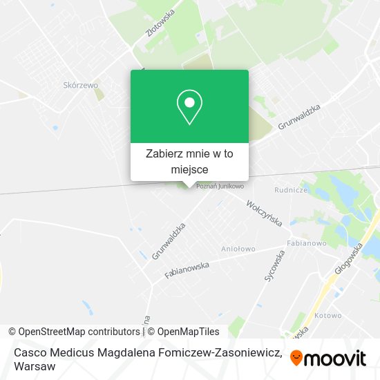 Mapa Casco Medicus Magdalena Fomiczew-Zasoniewicz