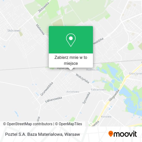 Mapa Poztel S.A. Baza Materiałowa