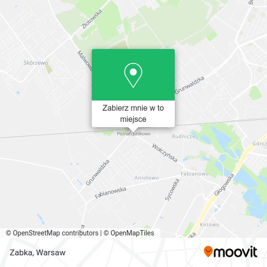 Mapa Zabka