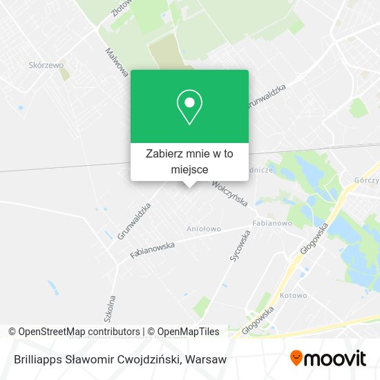 Mapa Brilliapps Sławomir Cwojdziński