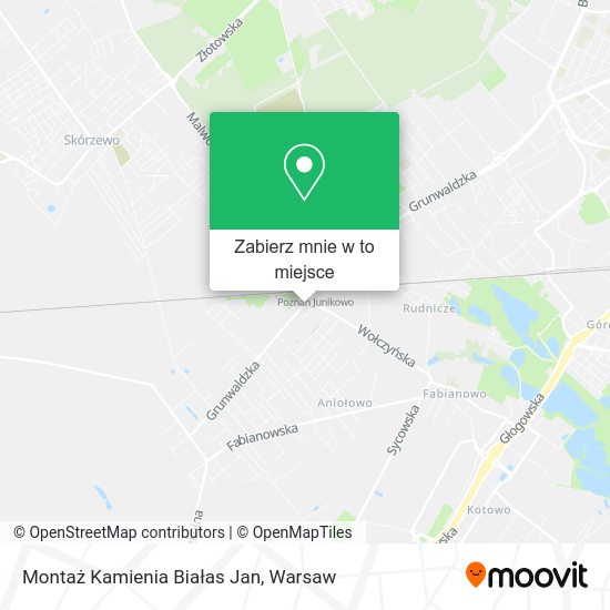 Mapa Montaż Kamienia Białas Jan