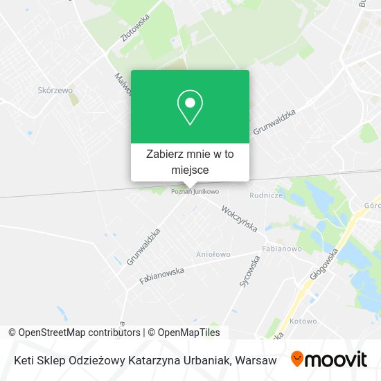 Mapa Keti Sklep Odzieżowy Katarzyna Urbaniak