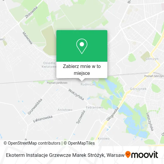 Mapa Ekoterm Instalacje Grzewcze Marek Stróżyk