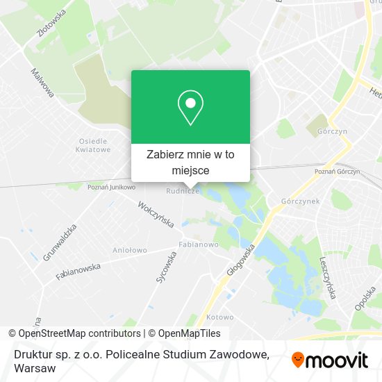 Mapa Druktur sp. z o.o. Policealne Studium Zawodowe