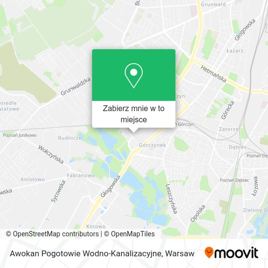 Mapa Awokan Pogotowie Wodno-Kanalizacyjne