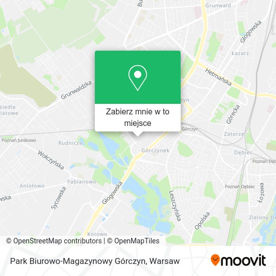 Mapa Park Biurowo-Magazynowy Górczyn